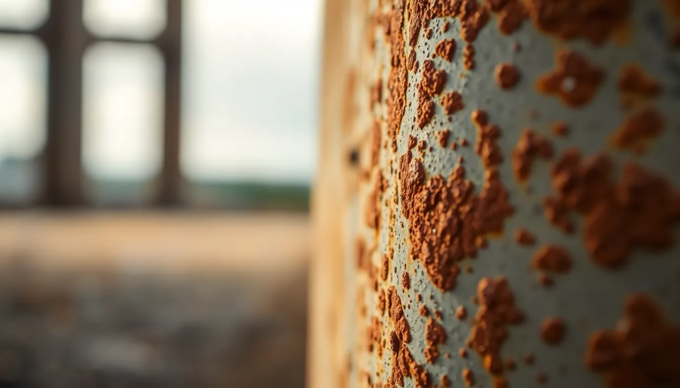Close-Up of Rusted Metal Surface This striking image captures the intricate textures of a rusted metal surface, illuminated by diffused daylight under overcast skies. The warm earthy tones of the rust contrast beautifully with the cooler metallic grays, creating a compelling visual. Shallow depth of field enhances the focus on the detailed surface, inviting viewers to explore the natural artistry of decay. It's a vivid representation of how time and elements shape metal textures.