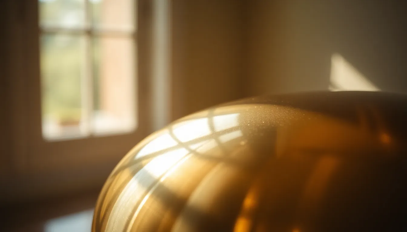 Polished Brass Reflection