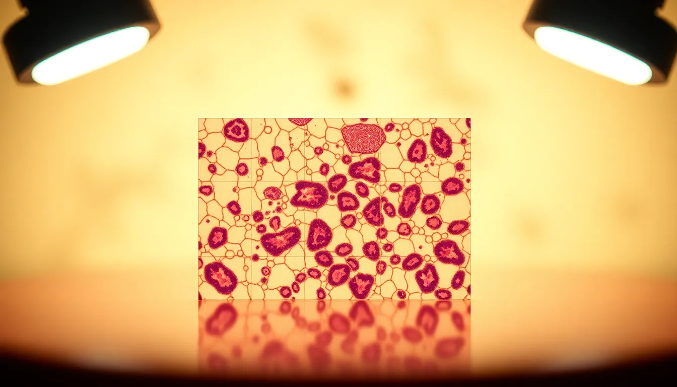 This image captures the stunning detail of a butterfly wing observed under a microscope. The vibrant scales reveal a landscape of colors, while the soft blurred background enhances the focus on the specimen. The bright LED lighting creates sharp reflections, highlighting the texture of each scale. This composition utilizes the rule of thirds, guiding the viewer's eye towards the intricate details, making it ideal for scientific and educational use.