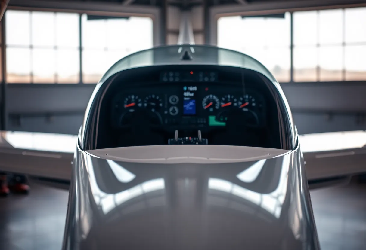 Detailed Cockpit of a Military Aircraft