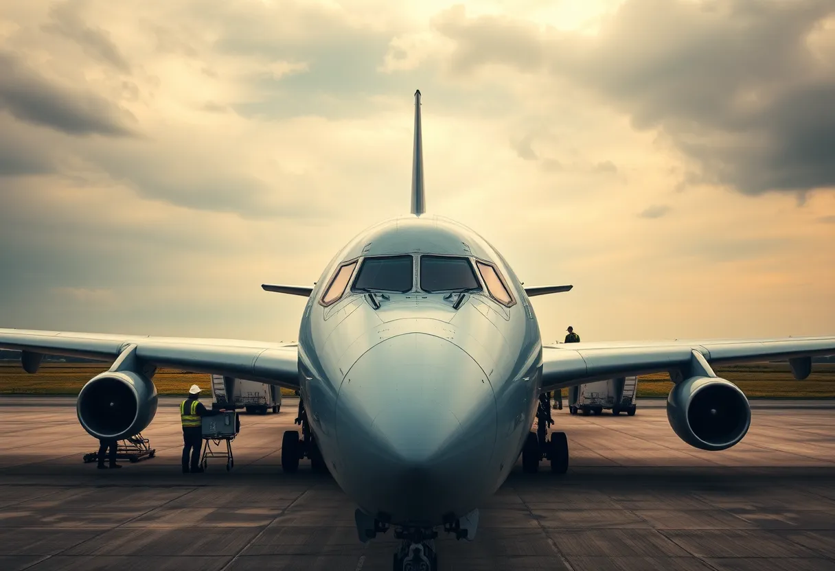 Military Aircraft on Runway