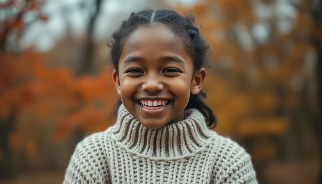 This dynamic image portrays a confident mixed-race girl wearing a vibrant athletic outfit, striking a powerful pose against a clean backdrop. The soft studio lighting emphasizes her strong features and the textures of her clothing, creating a visually appealing contrast. The cinematic teal and orange color grading adds a modern flair, enhancing the image's energetic ambiance. With a centered composition, this photograph powerfully represents determination and confidence, making it ideal for fitness and lifestyle branding.