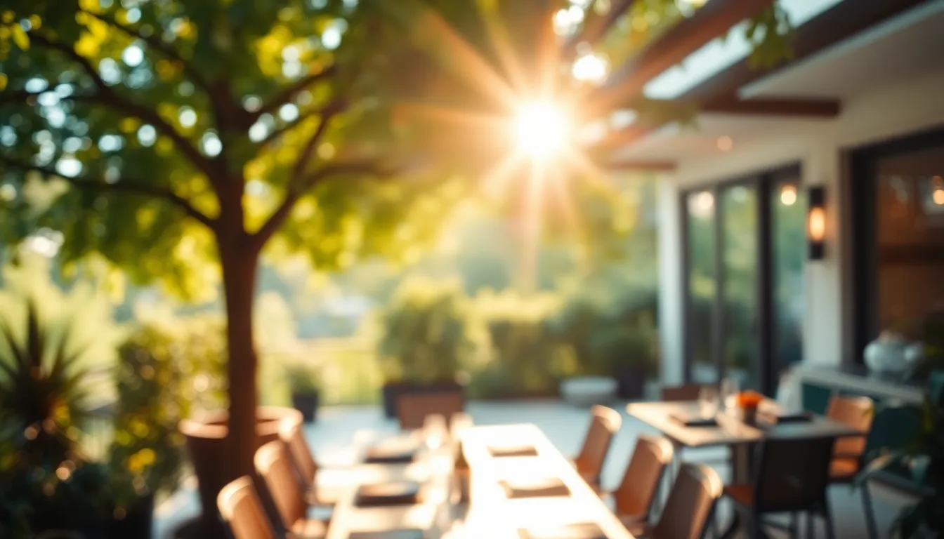 Modern Home Surrounded by Nature