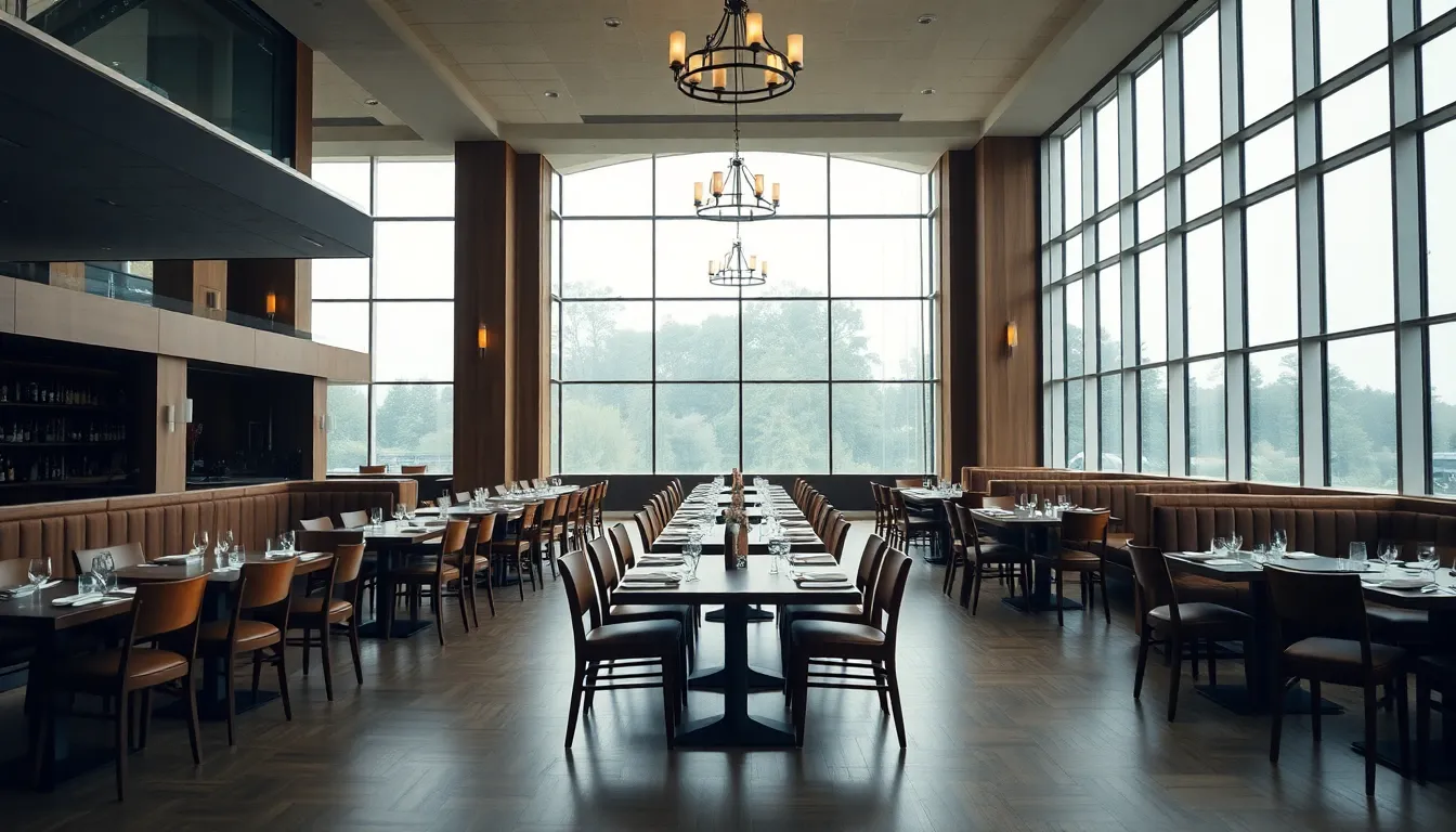 Elegant Dining Area In Modern Home
