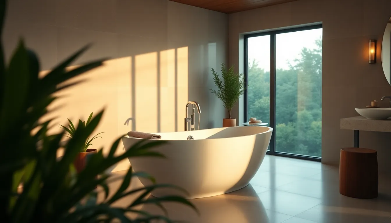 This image showcases a sleek minimalist kitchen featuring pristine white cabinetry and polished granite countertops. A bowl of colorful fruit sits at the center, illuminated by warm tungsten light that casts inviting shadows. The contemporary design is enhanced by the clean lines and organized layout, perfect for a modern home. The overall ambiance is one of simplicity and elegance.