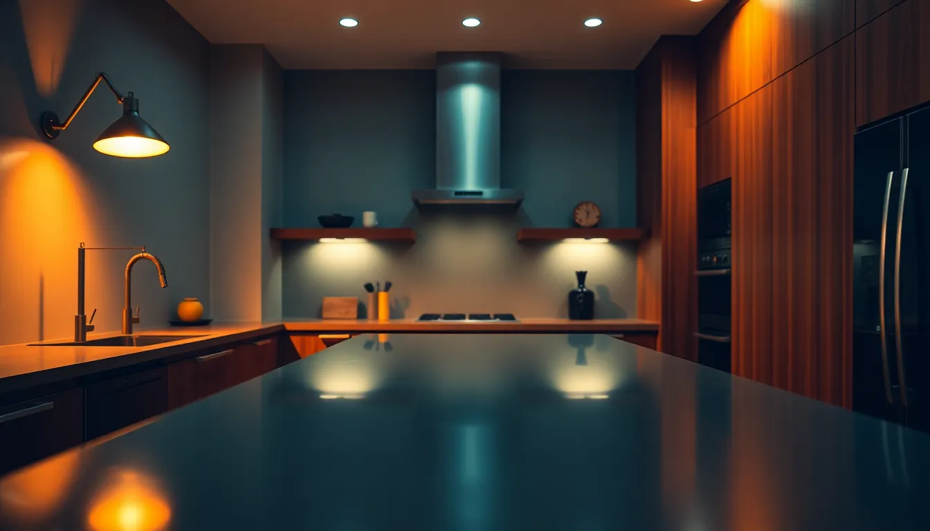 Contemporary Kitchen With Sleek Design