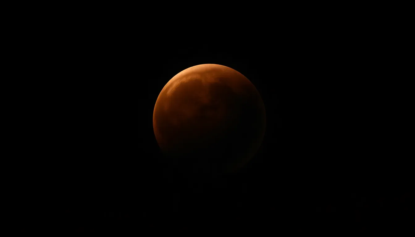 Lunar Eclipse in Celestial Transition