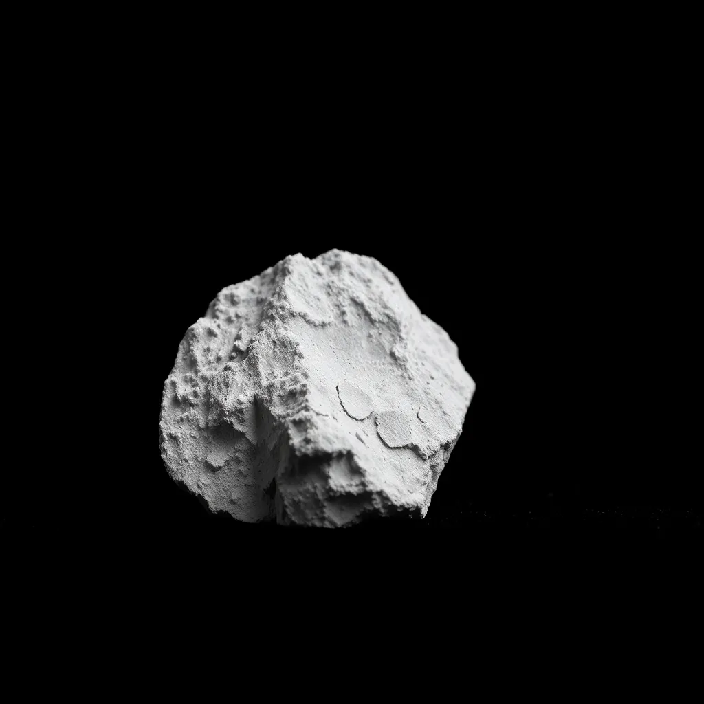 Macro Shot of Moon Rock Fragment