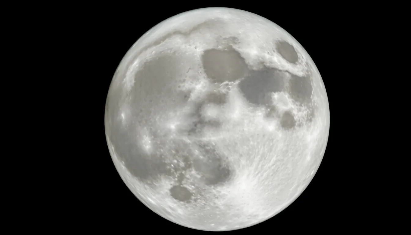 Close-Up of the Moon's Surface