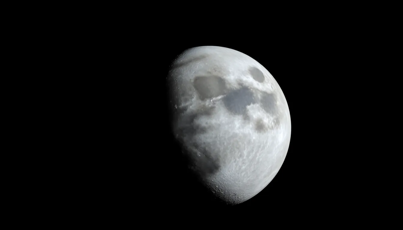 Close-Up of the Moon's Surface