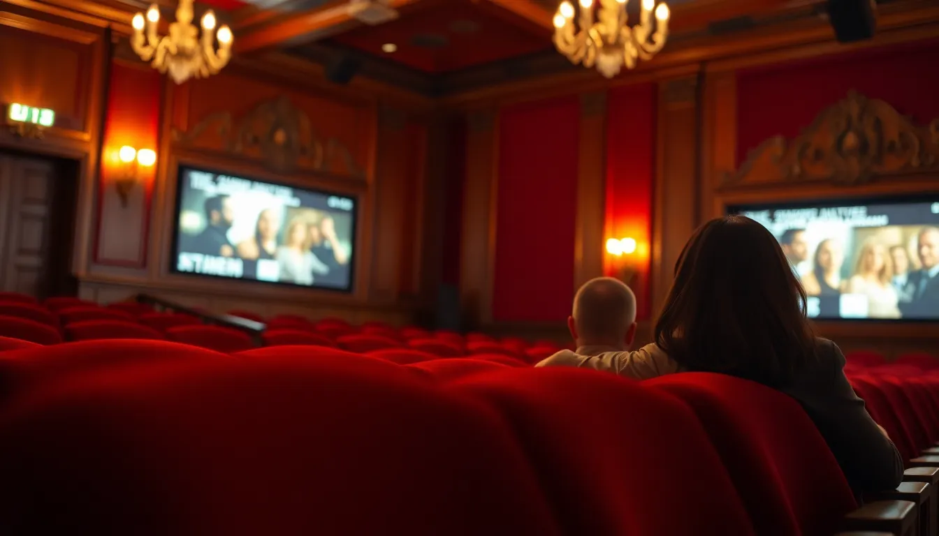 Dramatic Actor on Vintage Film Set