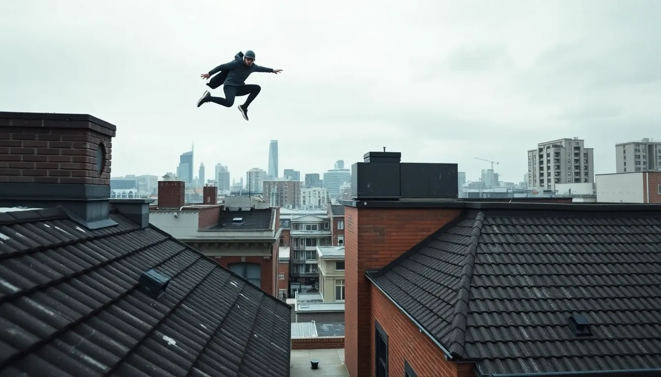 This action-packed image portrays a dramatic confrontation in a dimly lit alley, filled with high tension and raw emotion. The street lighting casts sharp shadows, amplifying the intensity of the scene. Leading lines pull the viewer's attention directly to the action, while desaturated colors create a gritty, urban vibe. The attention to detail in textures, from concrete surfaces to raindrops, adds depth to the cinematic experience.