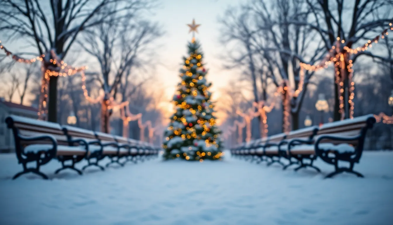 Serene Winter Landscape for New Year