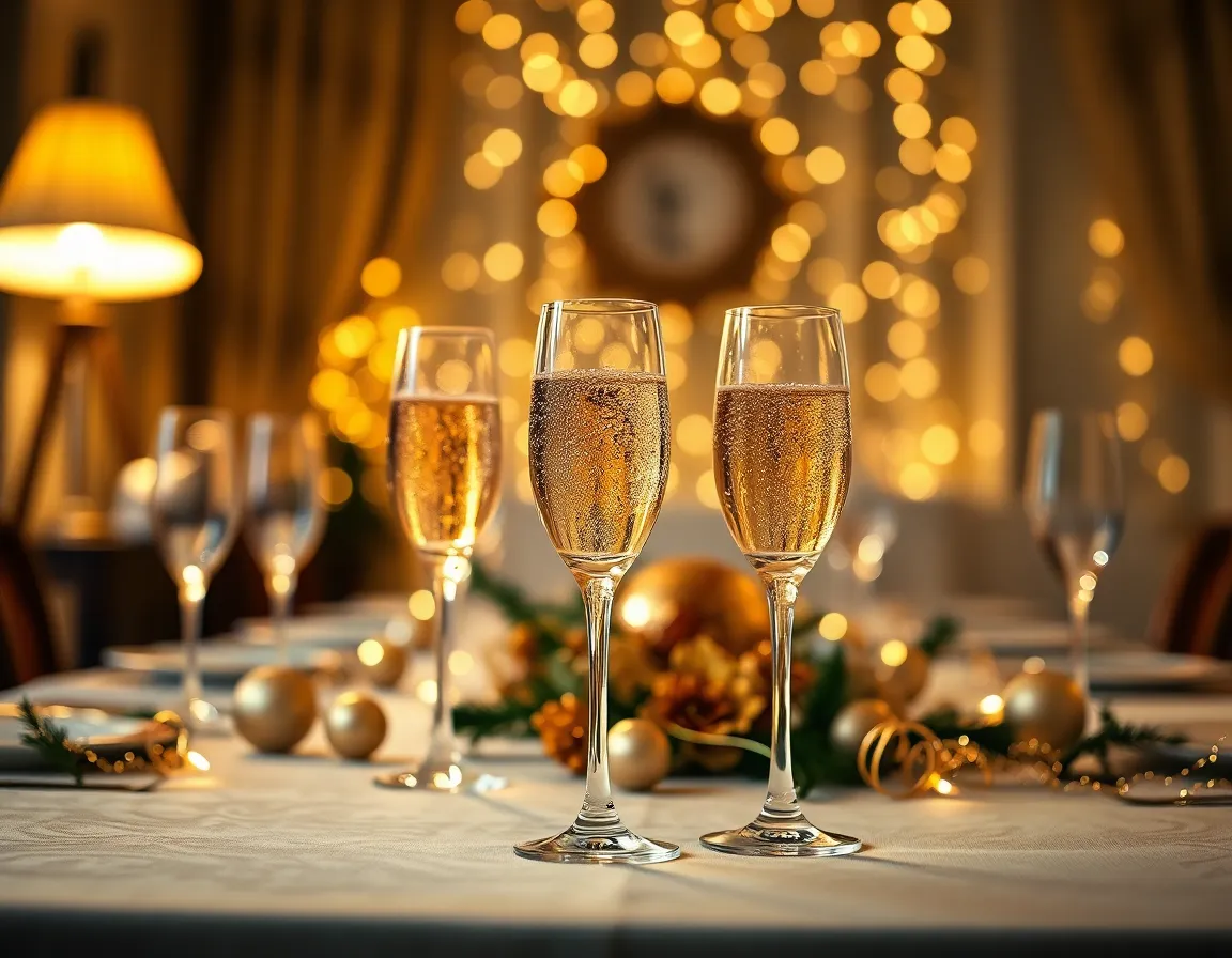 Elegant New Year's Eve Table Setting