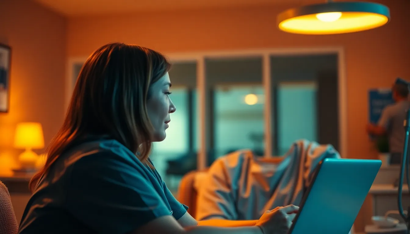 Nurse Discussing Care with Patient