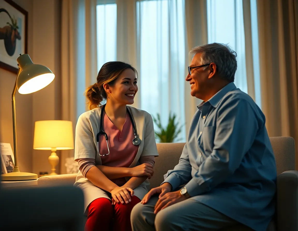 Nurse and Patient in Consultation