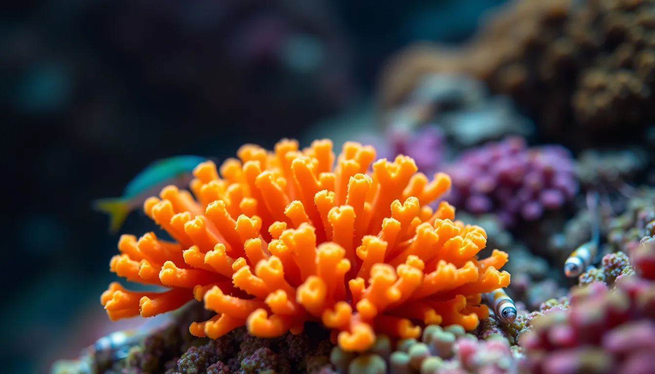 Vibrant Coral Reef Close-Up