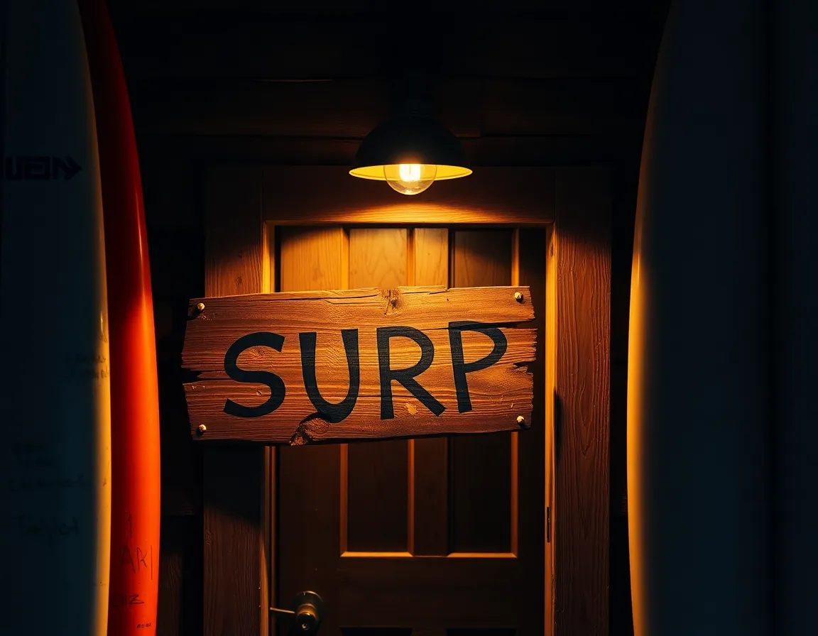 Surf Shack at Dusk