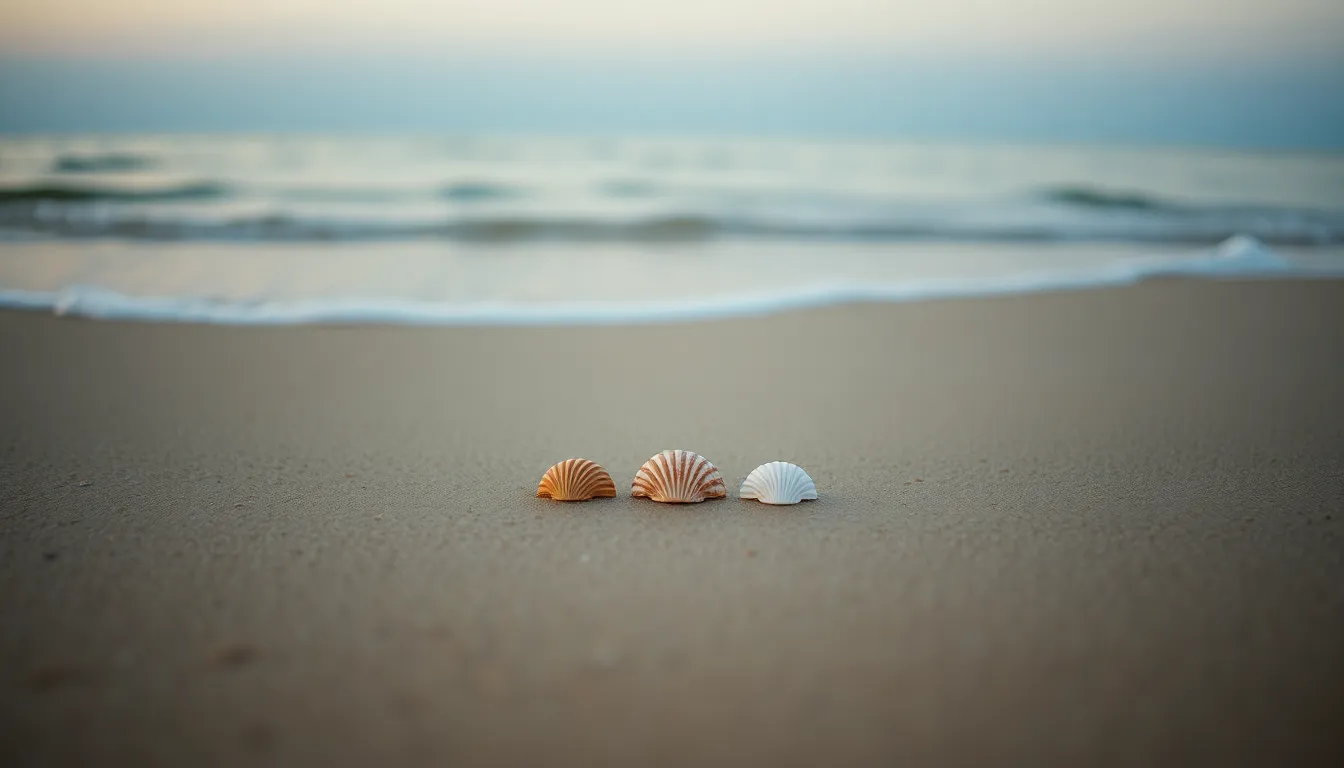 Tranquil Beach Scene at Dusk