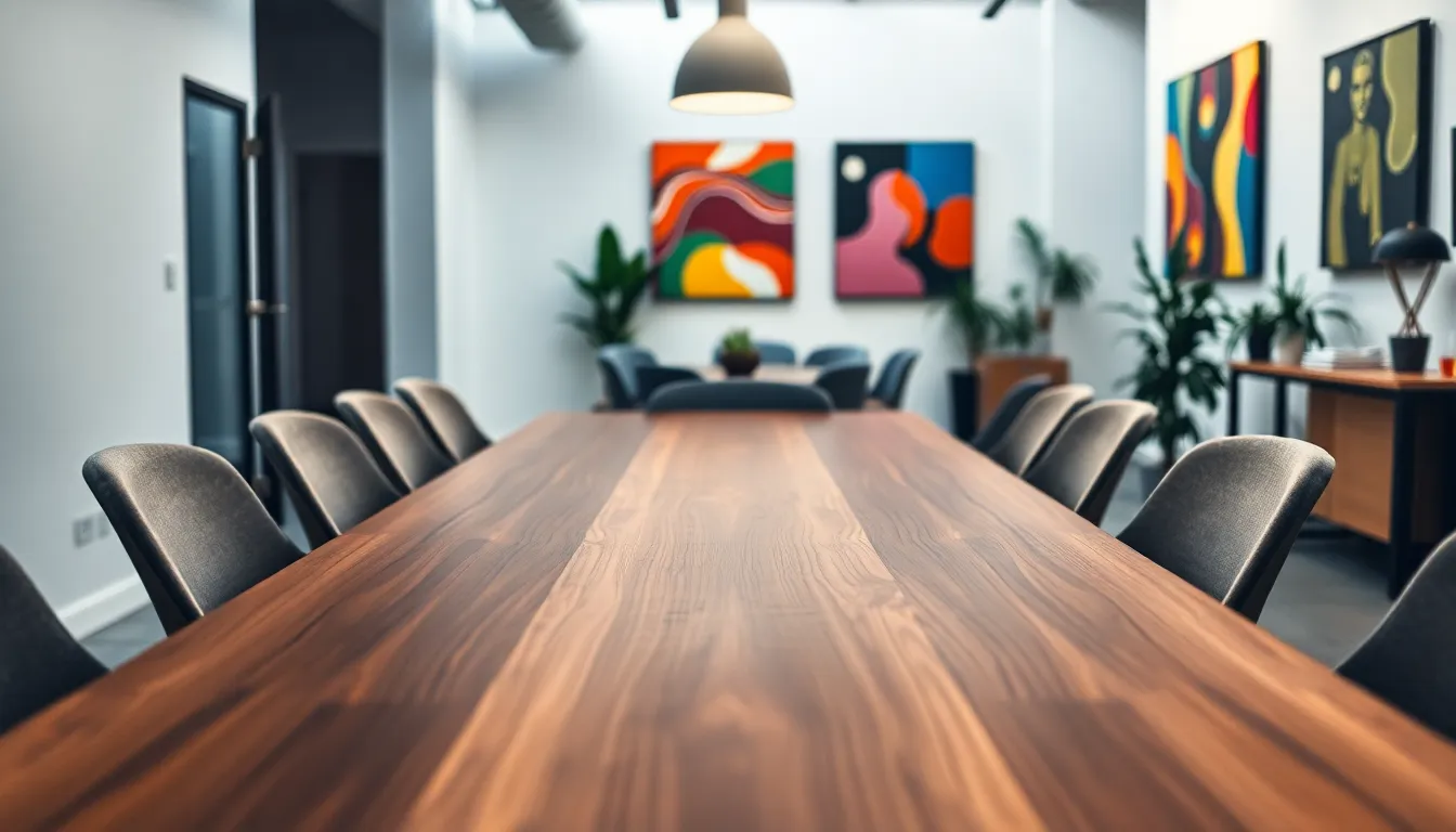 Modern Coworking Space Setup