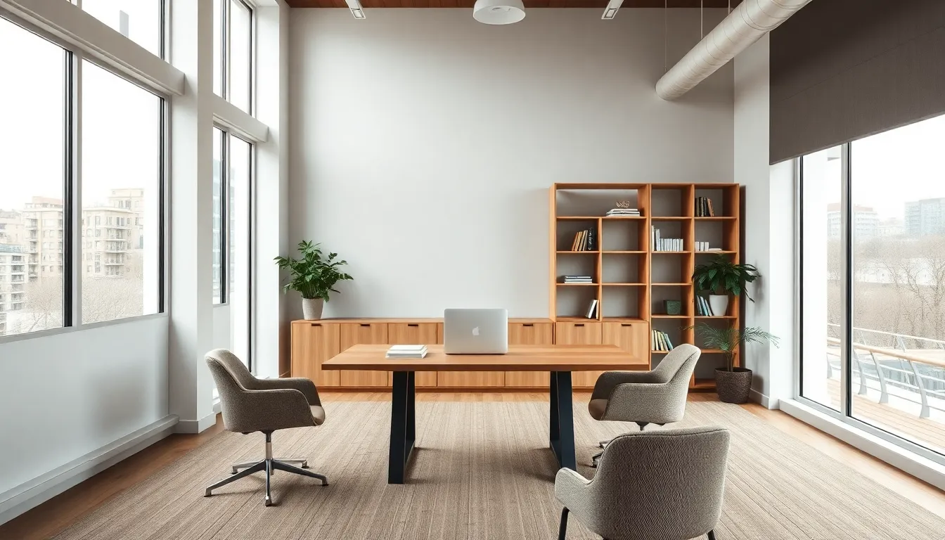 Modern Minimalist Office Interior