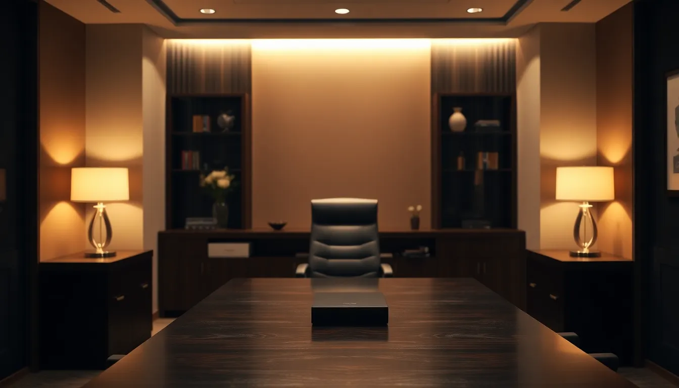 Elegant Executive Office Setup