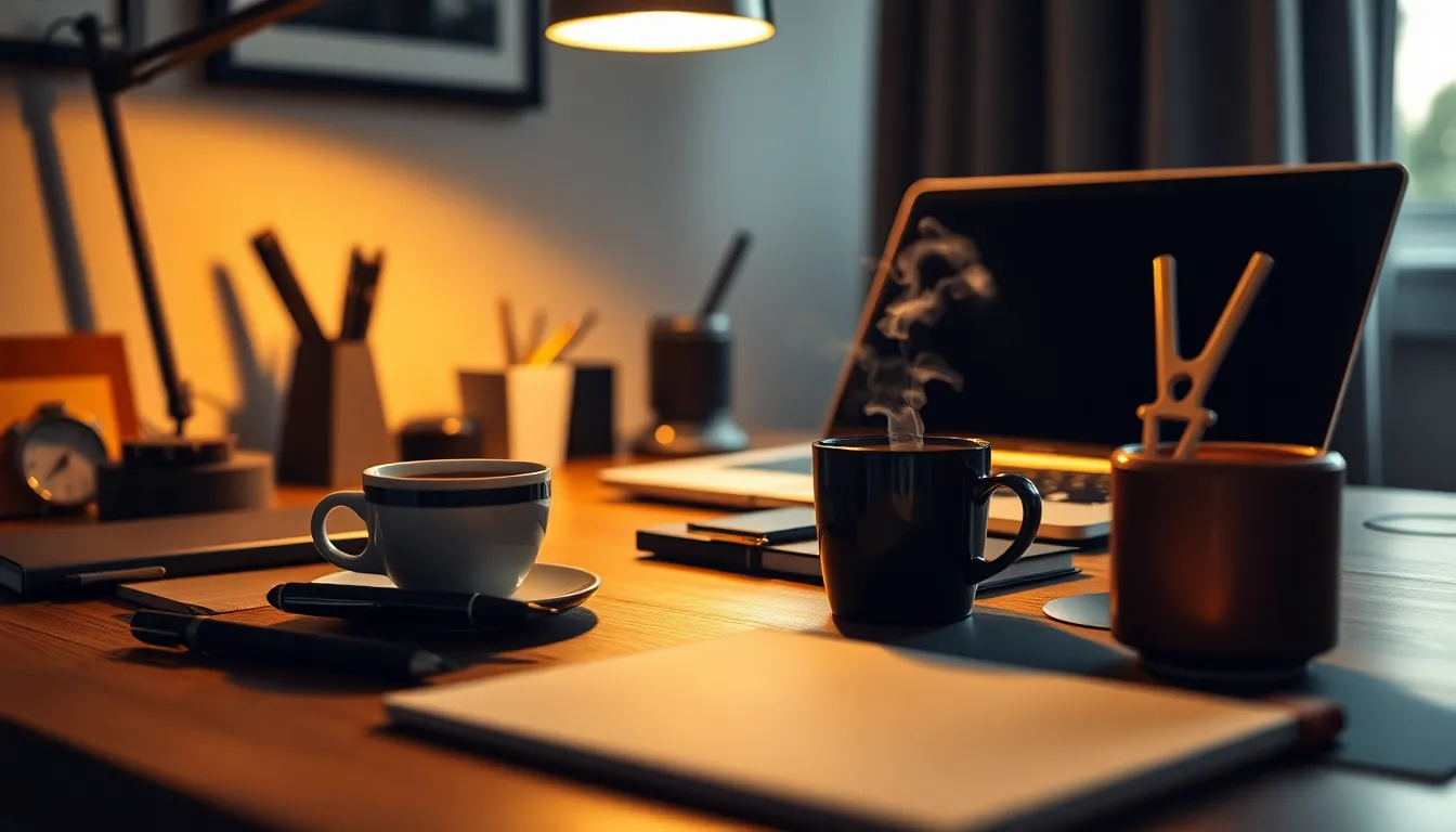 Stylish Desk Setup for Creative Work