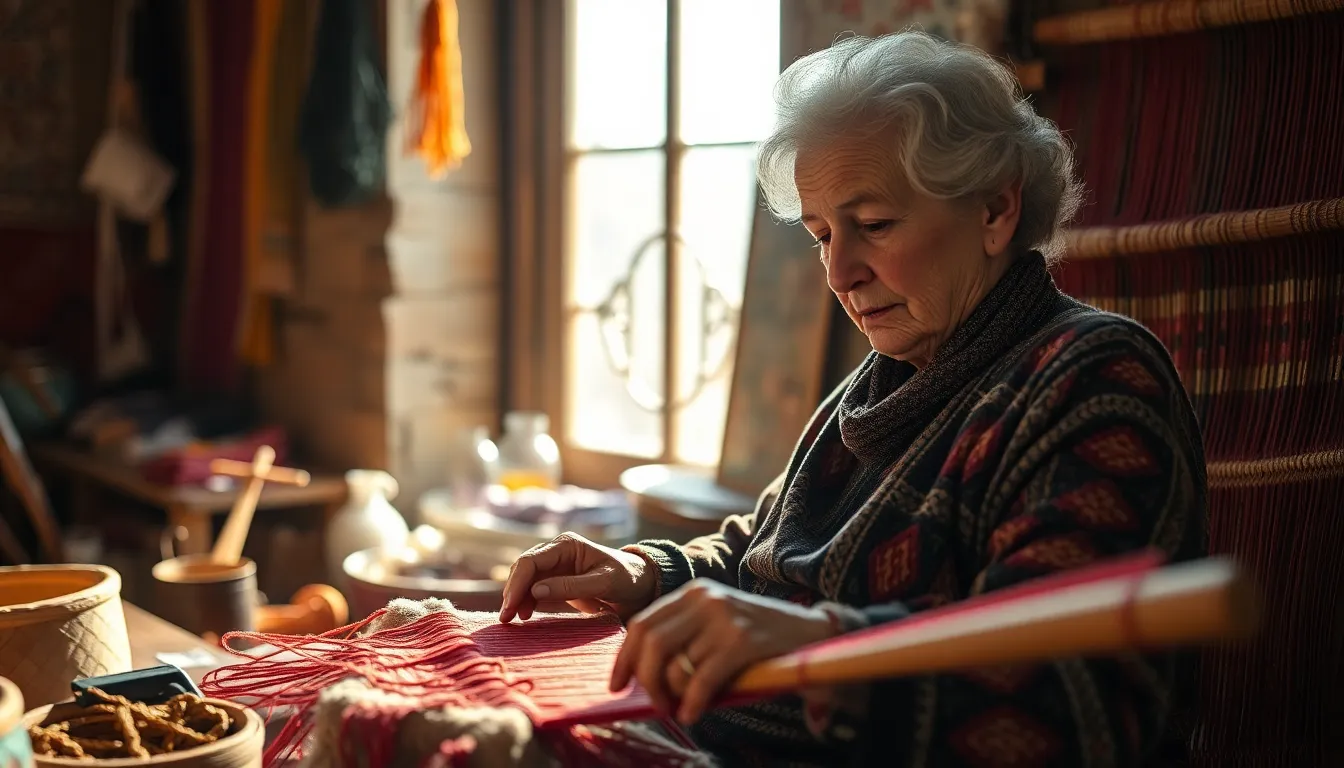 In a warmly lit corner office, an individual is captured in a thoughtful pose, surrounded by books and art. The Rembrandt lighting accentuates the subject's features, giving depth to the photograph. With a shallow depth of field, the background fades softly, allowing the viewer to focus on the individual's expression and the cozy atmosphere created by the muted colors around them. This image encapsulates a thoughtful and introspective work environment.