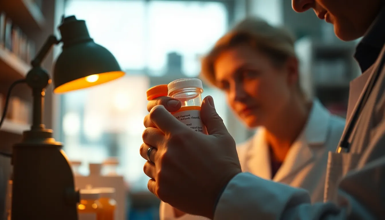 Pharmacist Filling a Prescription