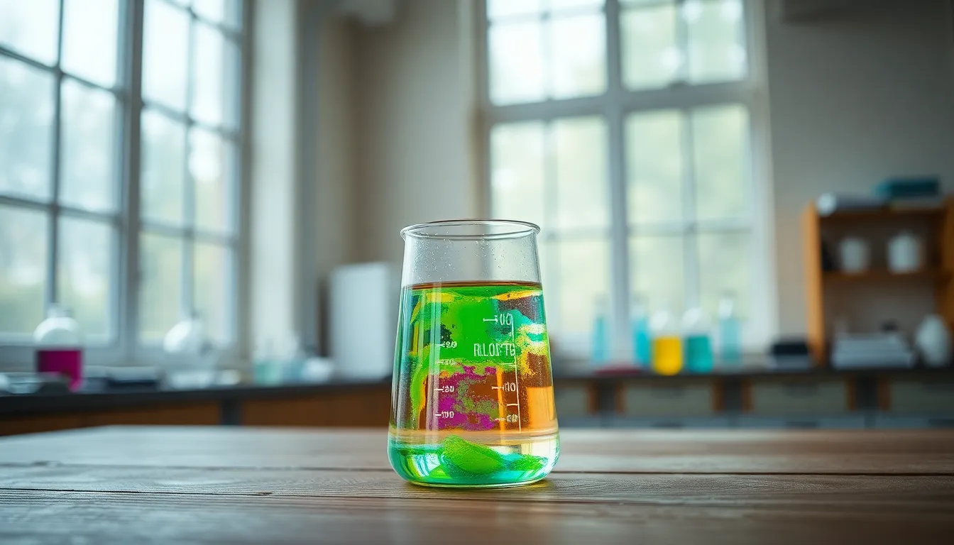 Colorful Physics Experiment in Laboratory