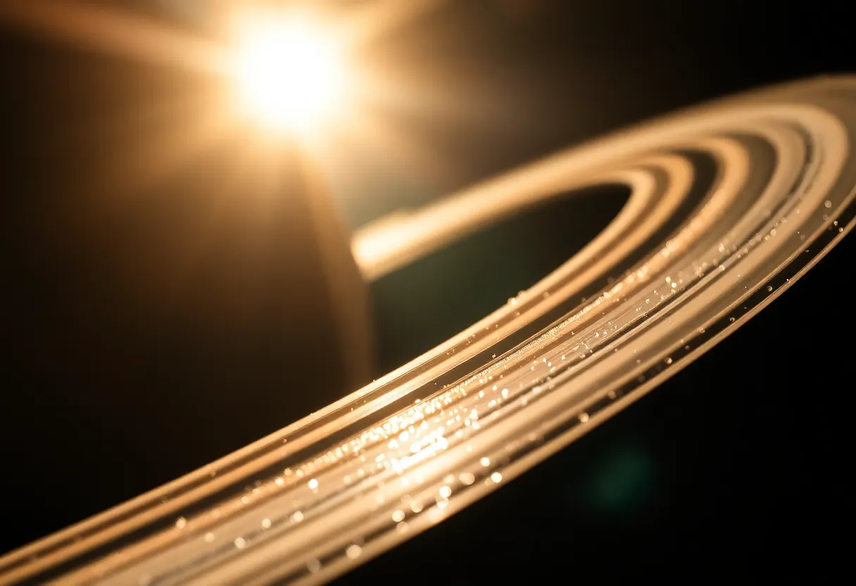 Close-Up of Saturn's Rings