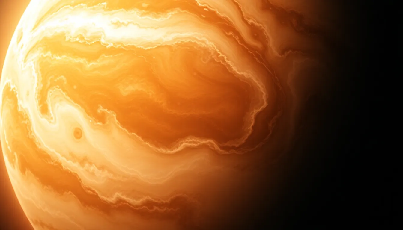 Dramatic Portrayal of Jupiter's Storms