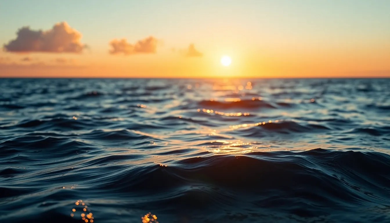 Serene Ocean View on Distant Planet