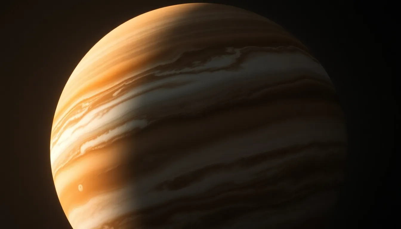 Grand View of Jupiter with Great Red Spot