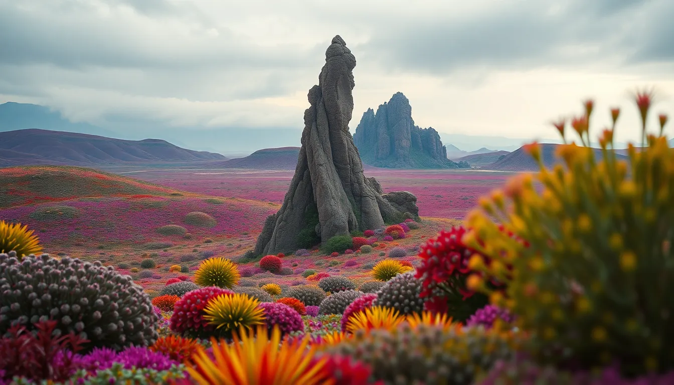 Vibrant Alien Landscape