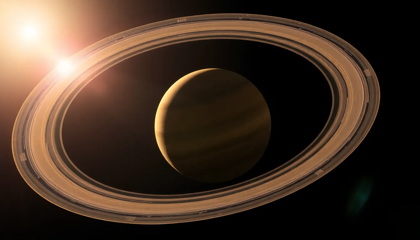 Saturn's Majestic Rings in Detail