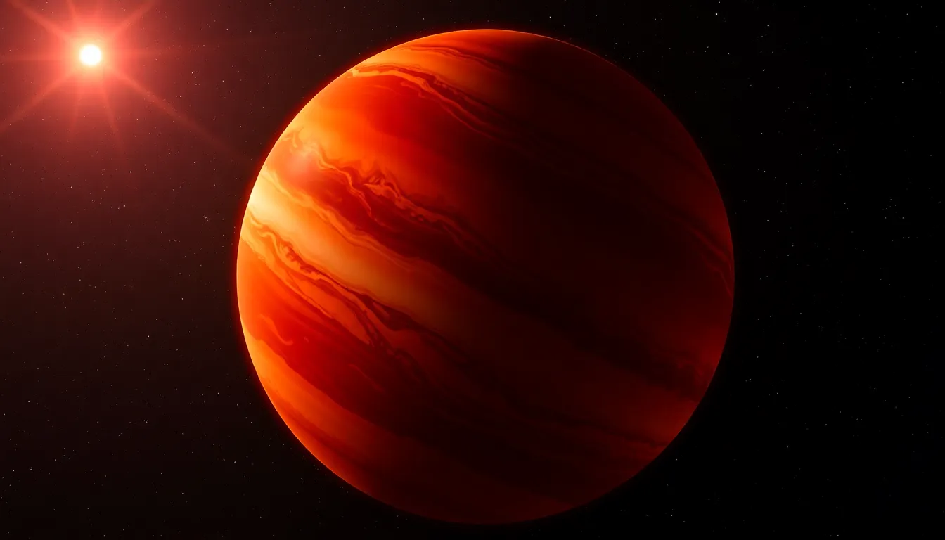 Vibrant Gas Giant in Space