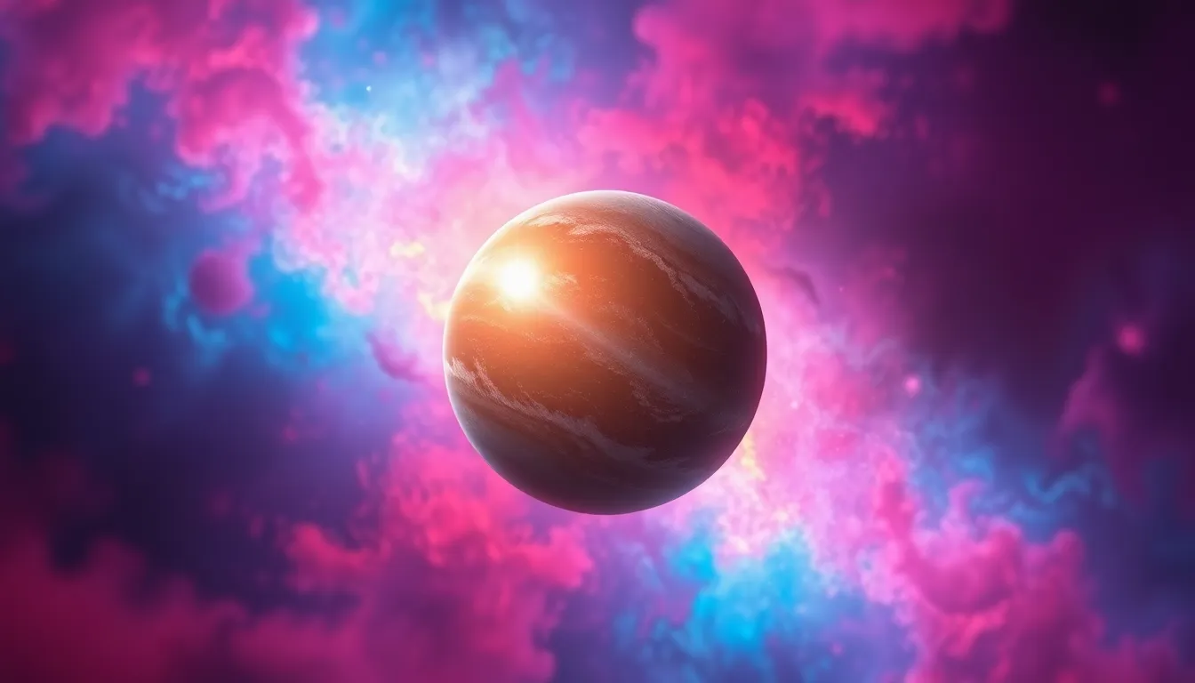 Exoplanet Surrounded by Nebulae