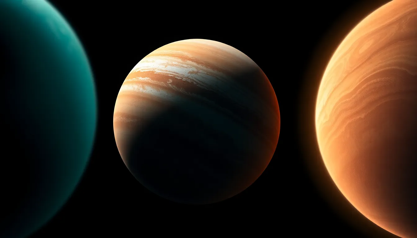 Dramatic Close-Up of Planets