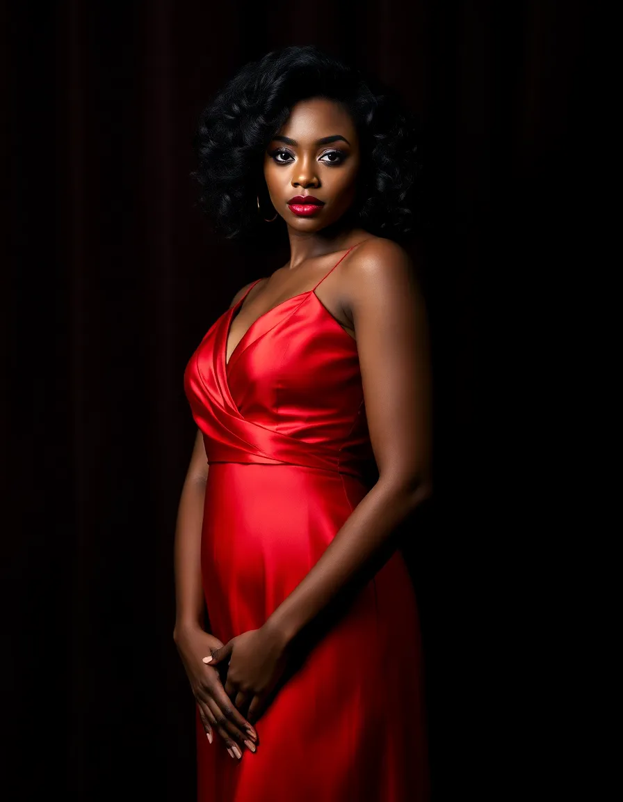Elderly Woman Portrait by Window