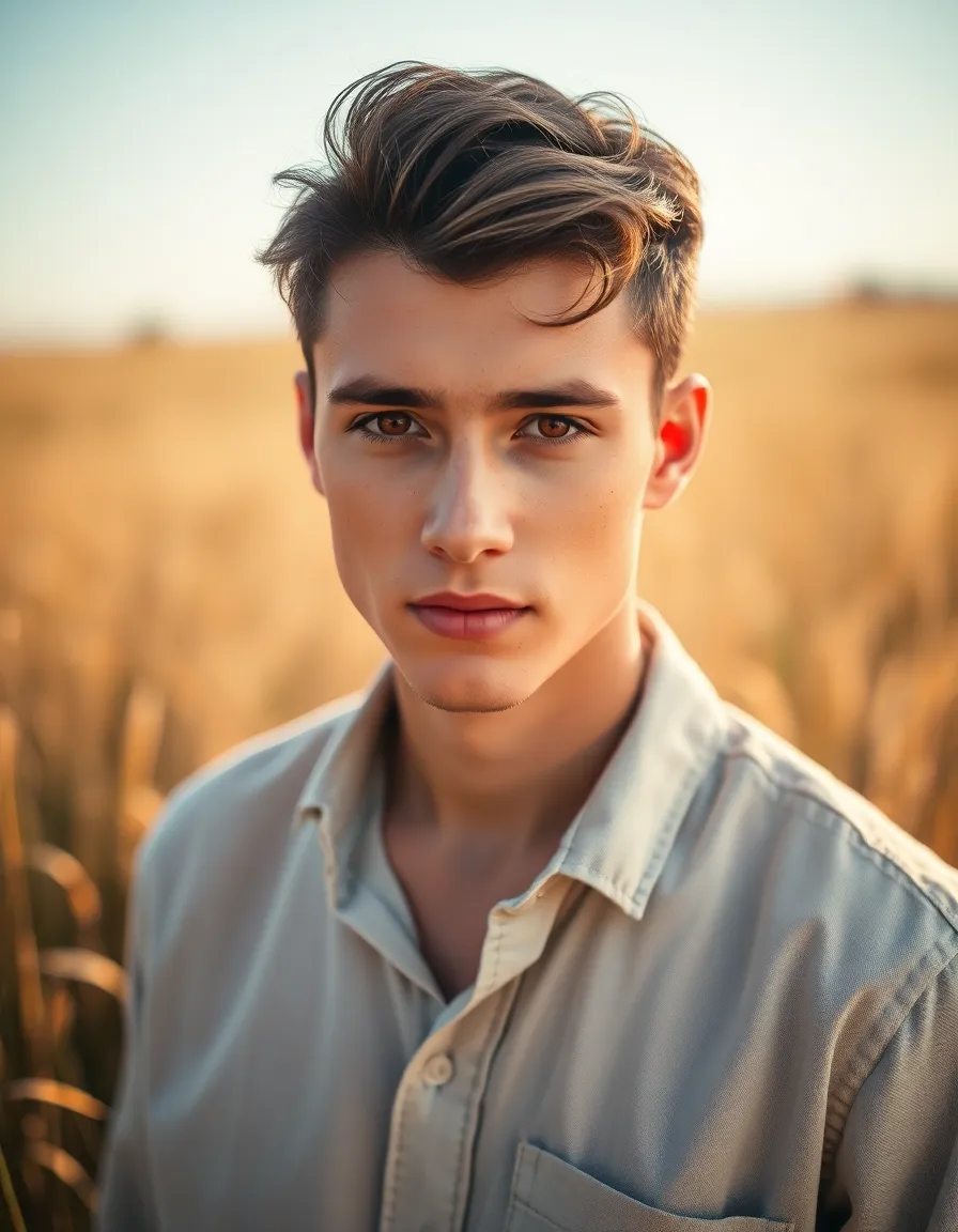 Natural Light Portrait in Meadow