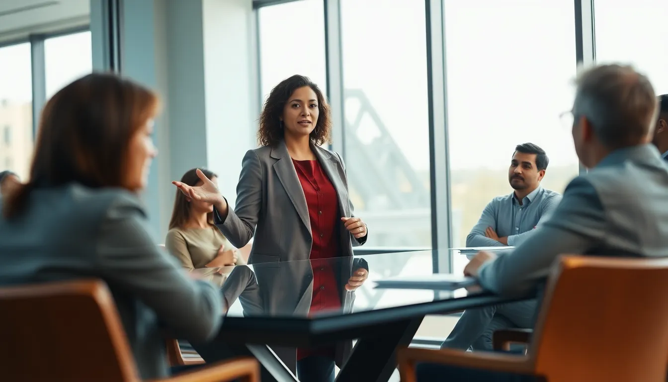 Dynamic Business Presentation in Conference Room