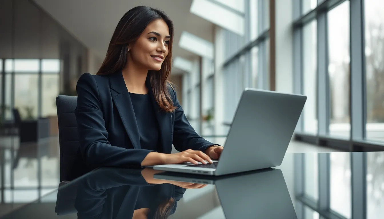 Professional Businesswoman in Modern Office