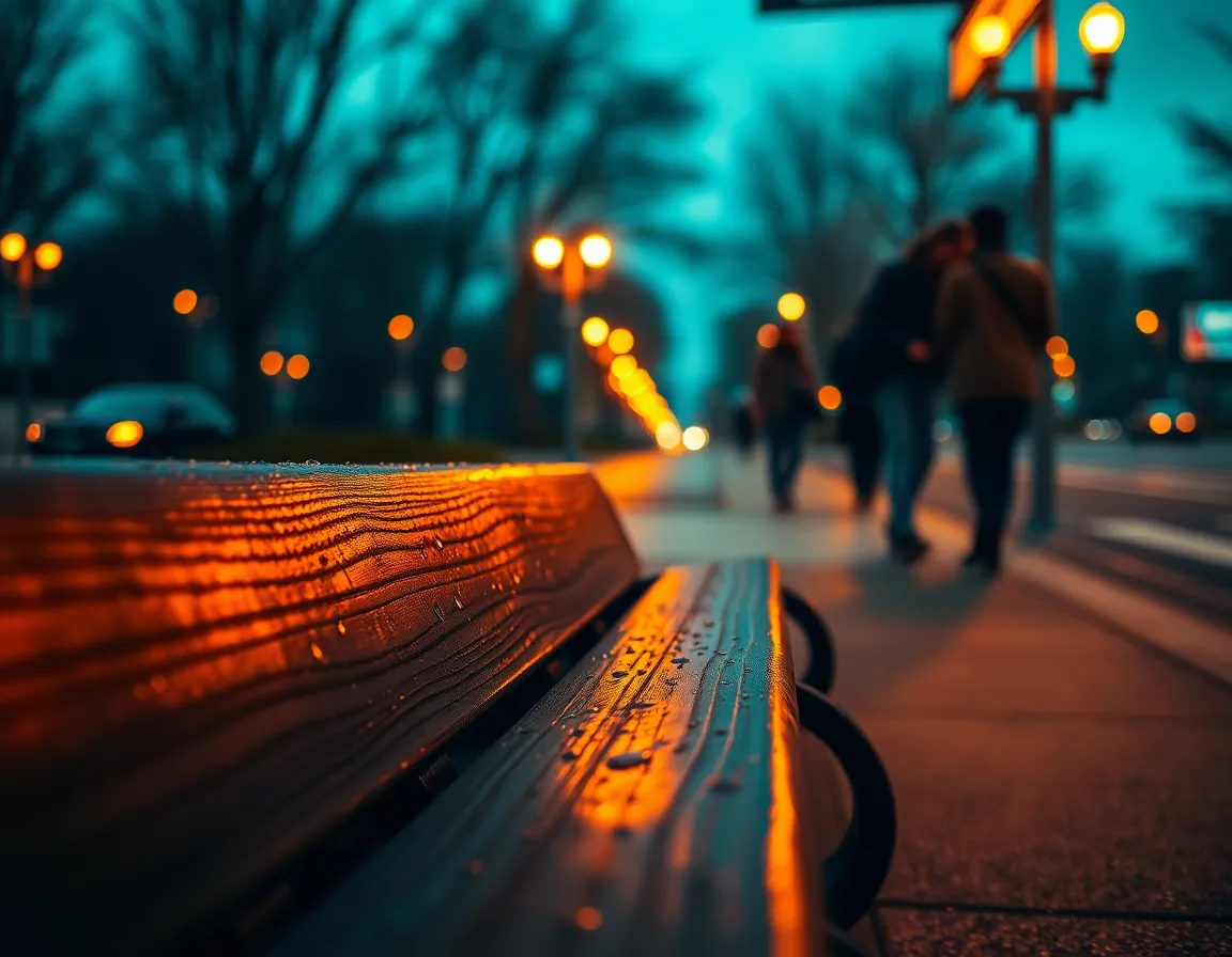 Inside a Crowded Tram