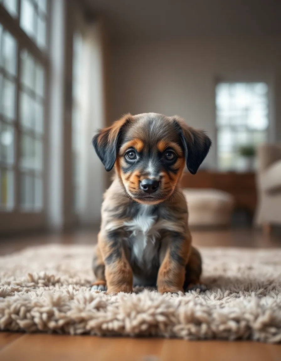 Puppy Relaxing Indoors