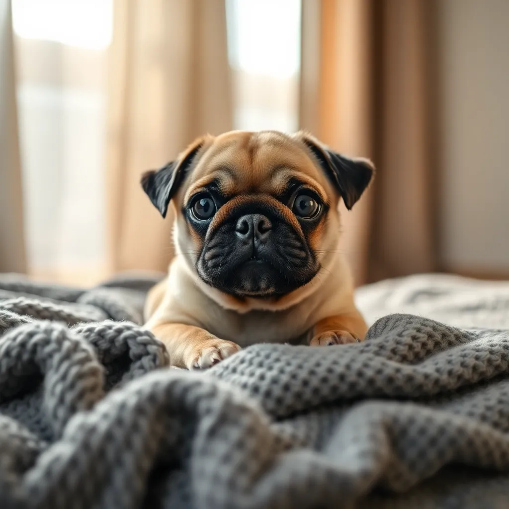 A cute dachshund puppy peeks out from a lush bed of colorful flowers, surrounded by soft dappled sunlight. The puppy's glossy fur contrasts beautifully with the vivid blossoms in pinks and yellows. This lively and cheerful scene captures the spirit of spring, inviting viewers into a world of innocence and joy. The shallow depth of field softens the background, ensuring the puppy remains the focal point of this delightful image.