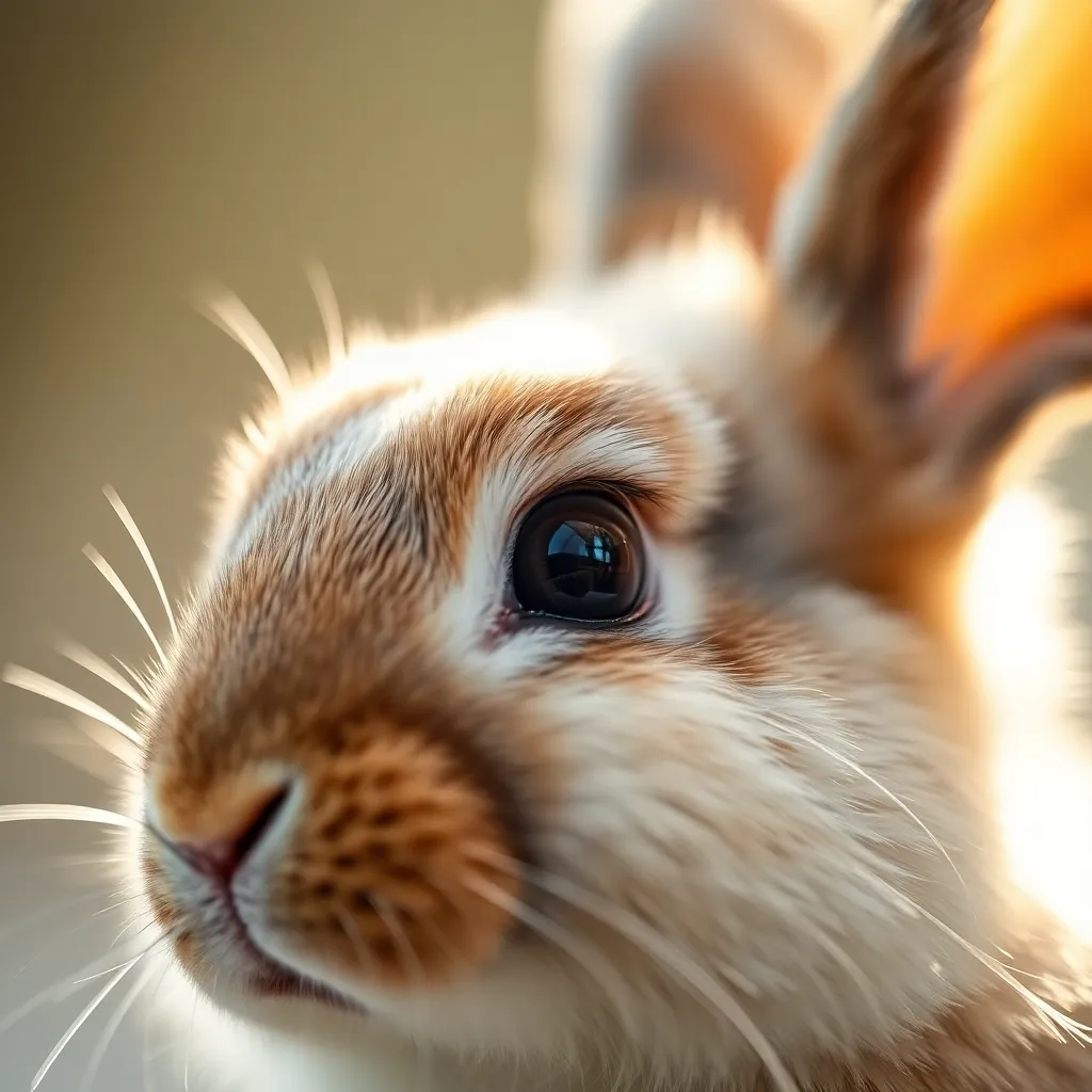 Close-Up of Rabbit's Eye