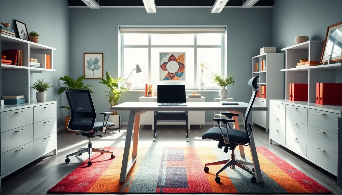 Modern Ergonomic Office Workspace