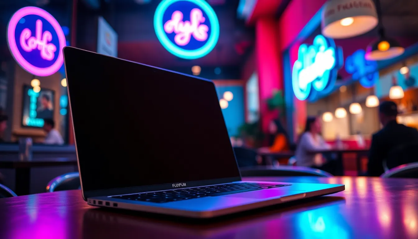 Remote Work with Café Ambiance