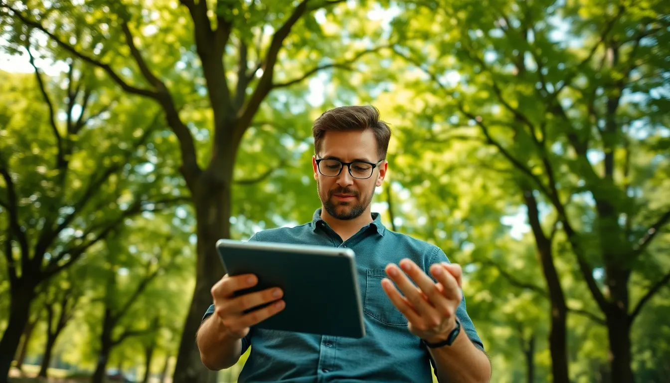 Brainstorming in a Sunlit Park